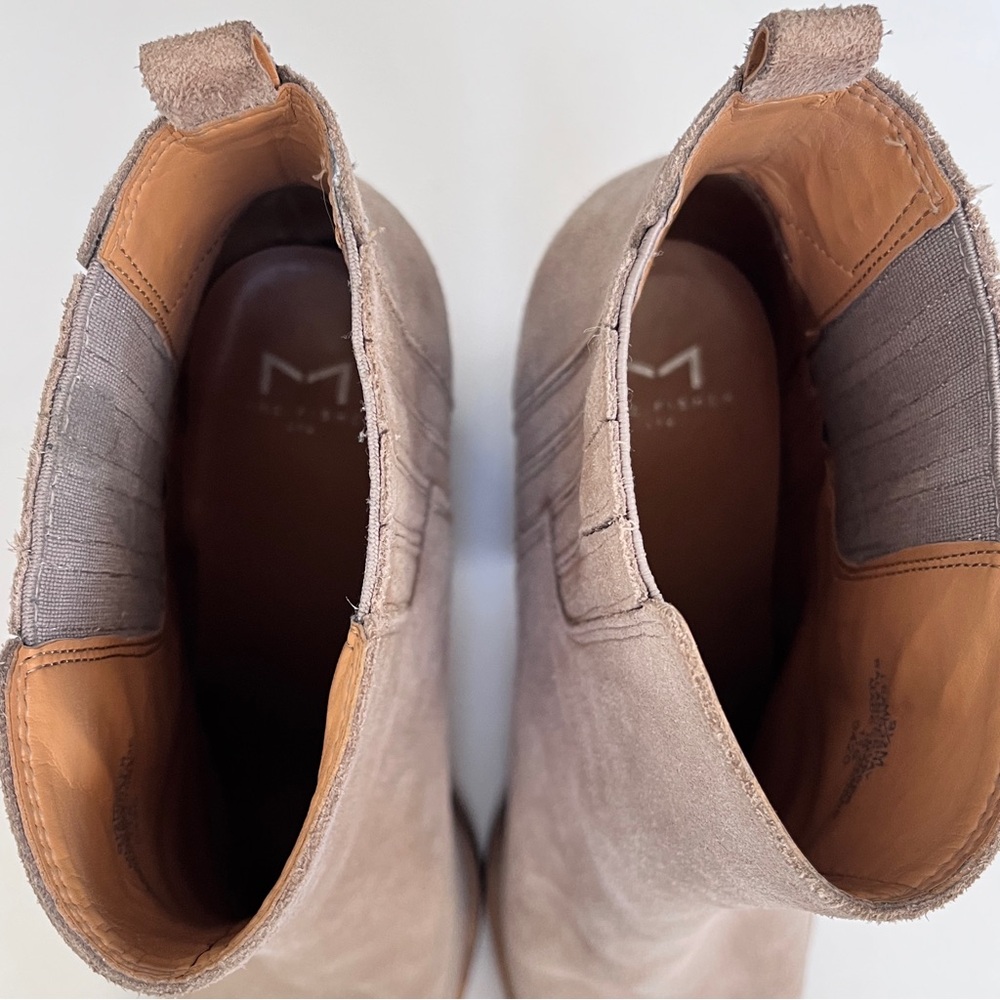 Marc Fisher Suede Tan Ankle Boots Size 9.5 - Picture 10 of 12